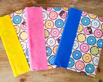 Doughnut Themed Felt Book Covers - Book Accessories