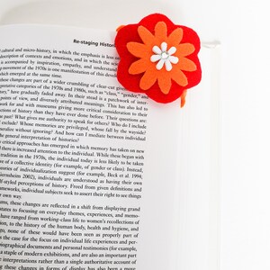 Flower Felt Corner Bookmarks image 1