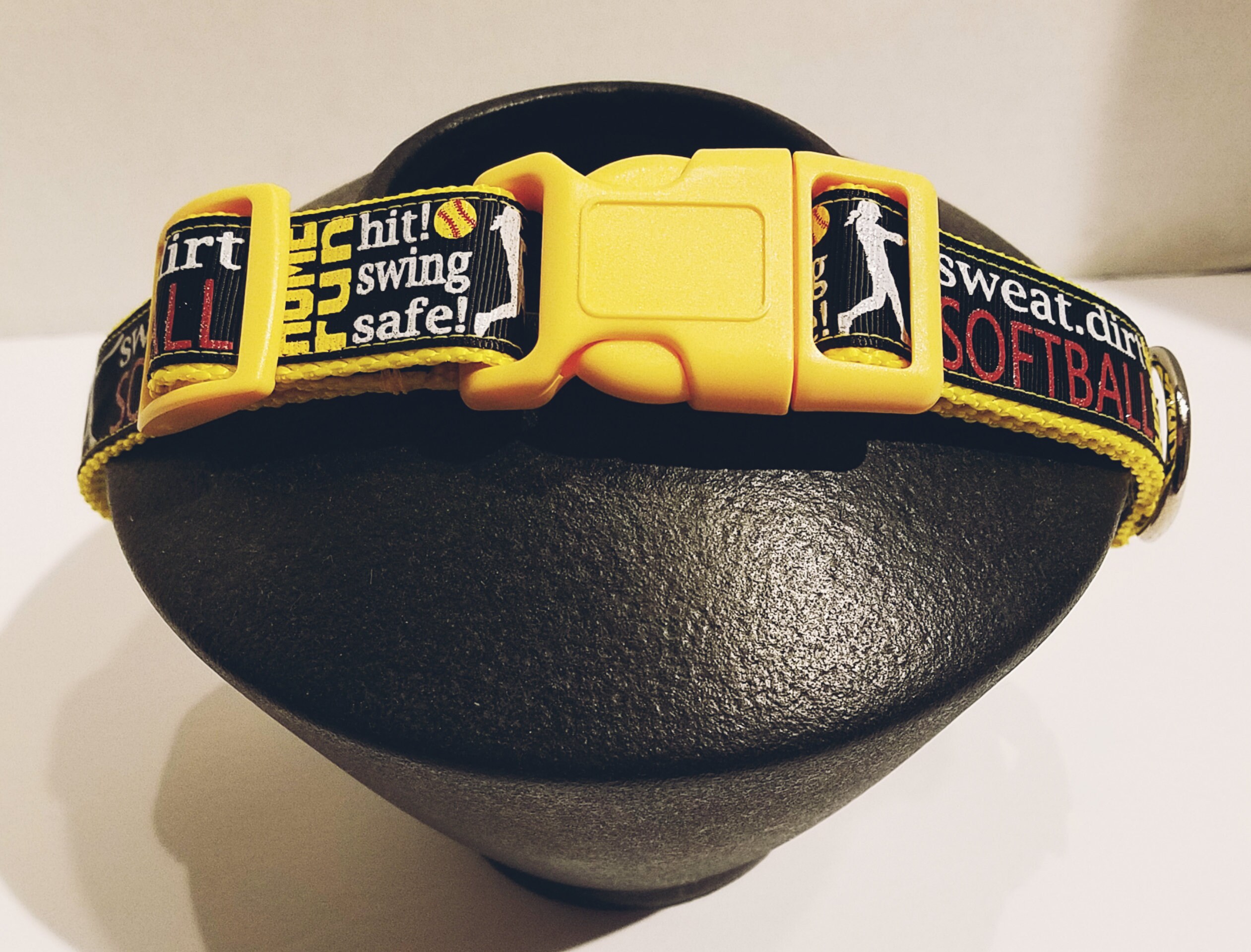 Softball Dog Collar Sports Dog Collar Etsy