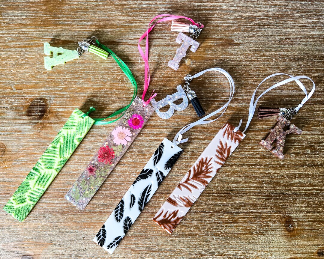 Personalized Resin Bookmarks With Keychain Tassel - Book Lover Gift ...