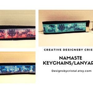 Namaste Keychain - Gift For A Wellness Coach