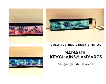 Namaste Keychain - Gift For A Wellness Coach