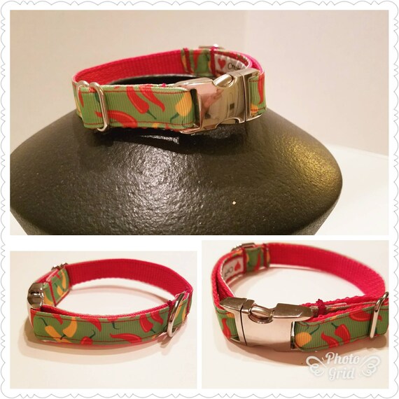 Cinco De Mayo Chili Peppers Mini Dog Collar Dog Costume Etsy