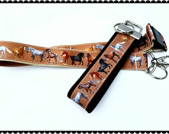 Wild Horses Lanyard or Keychain