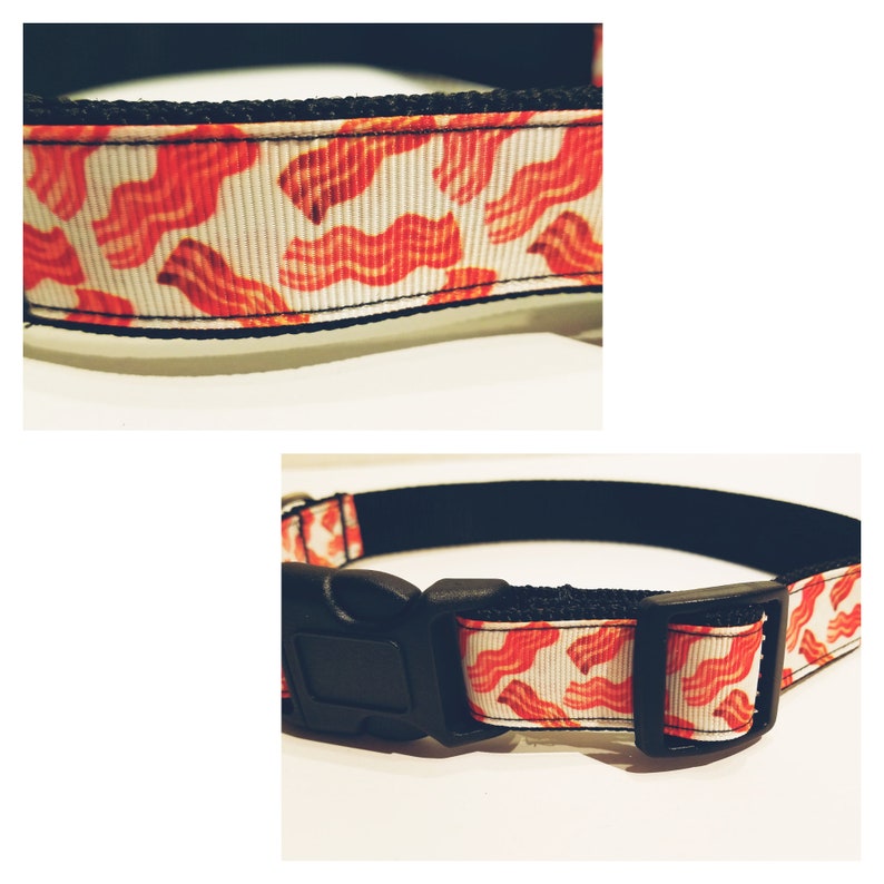 Bacon Dog Collar in A 1 Inch Style Etsy