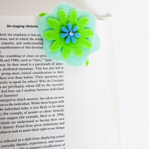 Flower Felt Corner Bookmarks image 7