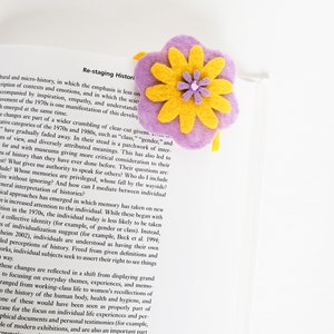 Flower Felt Corner Bookmarks image 3