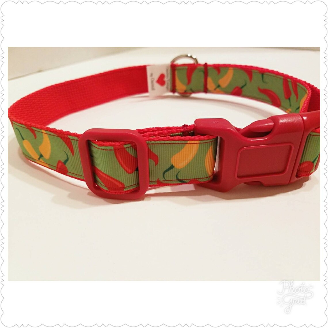Chili Pepper Dog Collar Dog Collar Dog Supplies Pet Gift Etsy