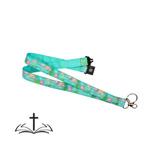 Trust In The Lord With All Your Heart Lanyard - Spiritual Lanyard - Scripture Lanyard