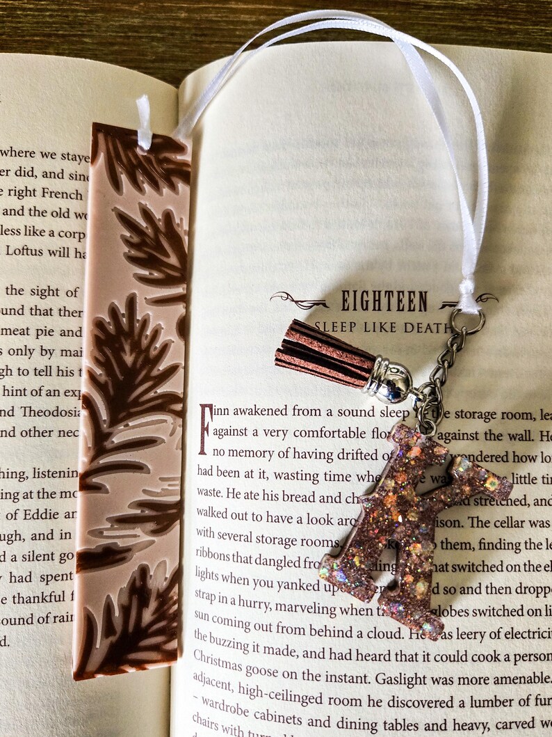 Personalized Resin Bookmarks With Keychain Tassel - Book Lover Gift ...