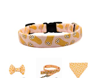 Cannoli Couture: Pastry-Inspired Dog Collar Collection in Blue, Cherry, or Pink