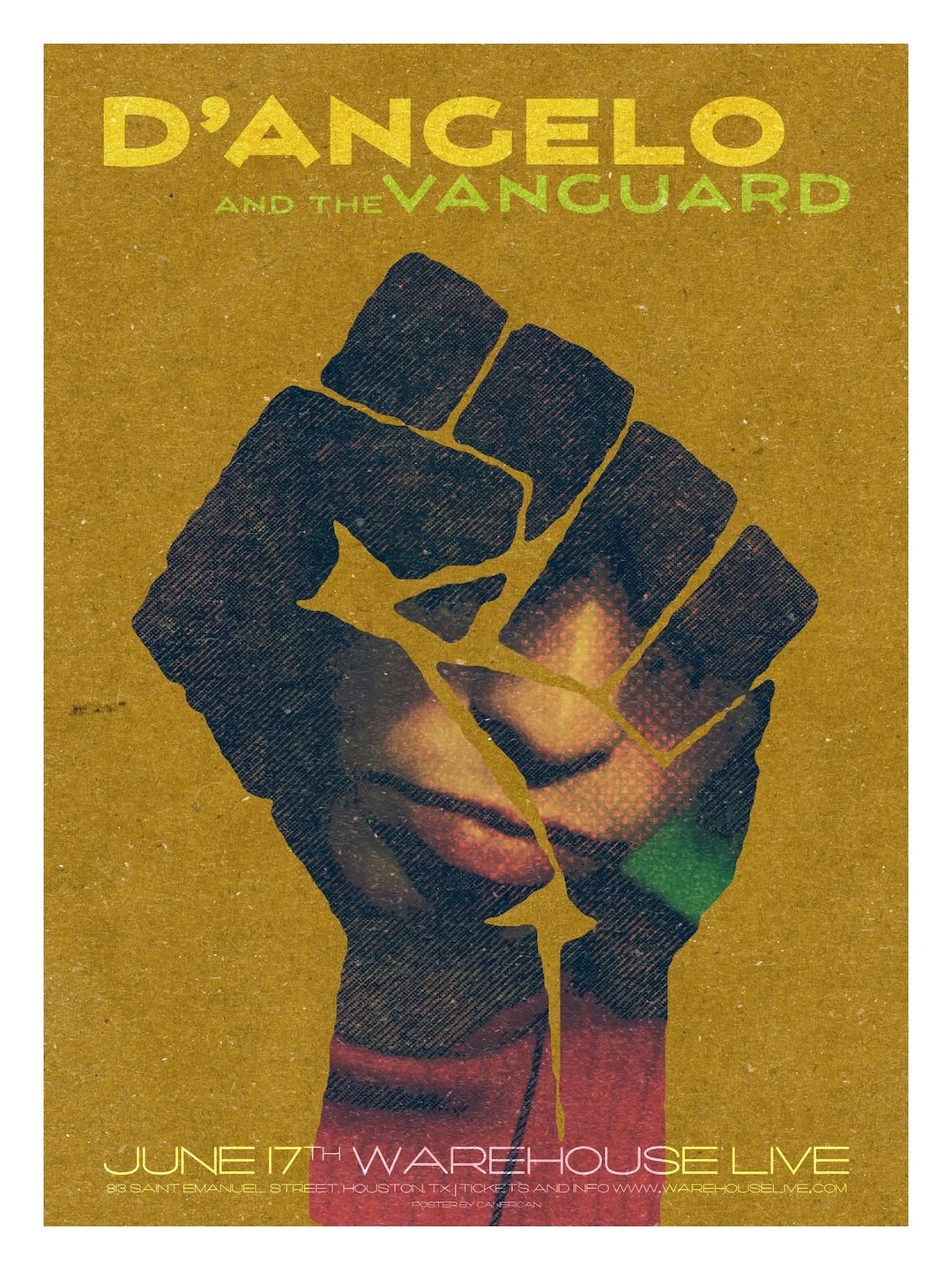 D'angelo and the Vanguard Live Poster. - Etsy