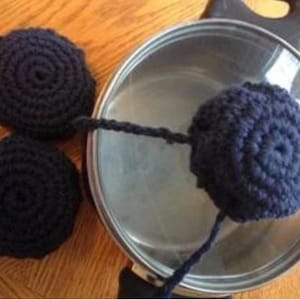 Round Lid Handle Cover Crochet Pattern