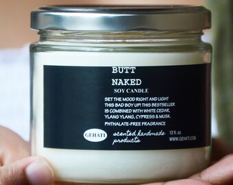 Butt naked scented candles old