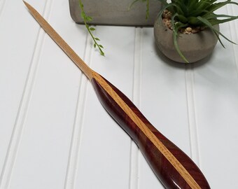 Wood letter opener - office supplies