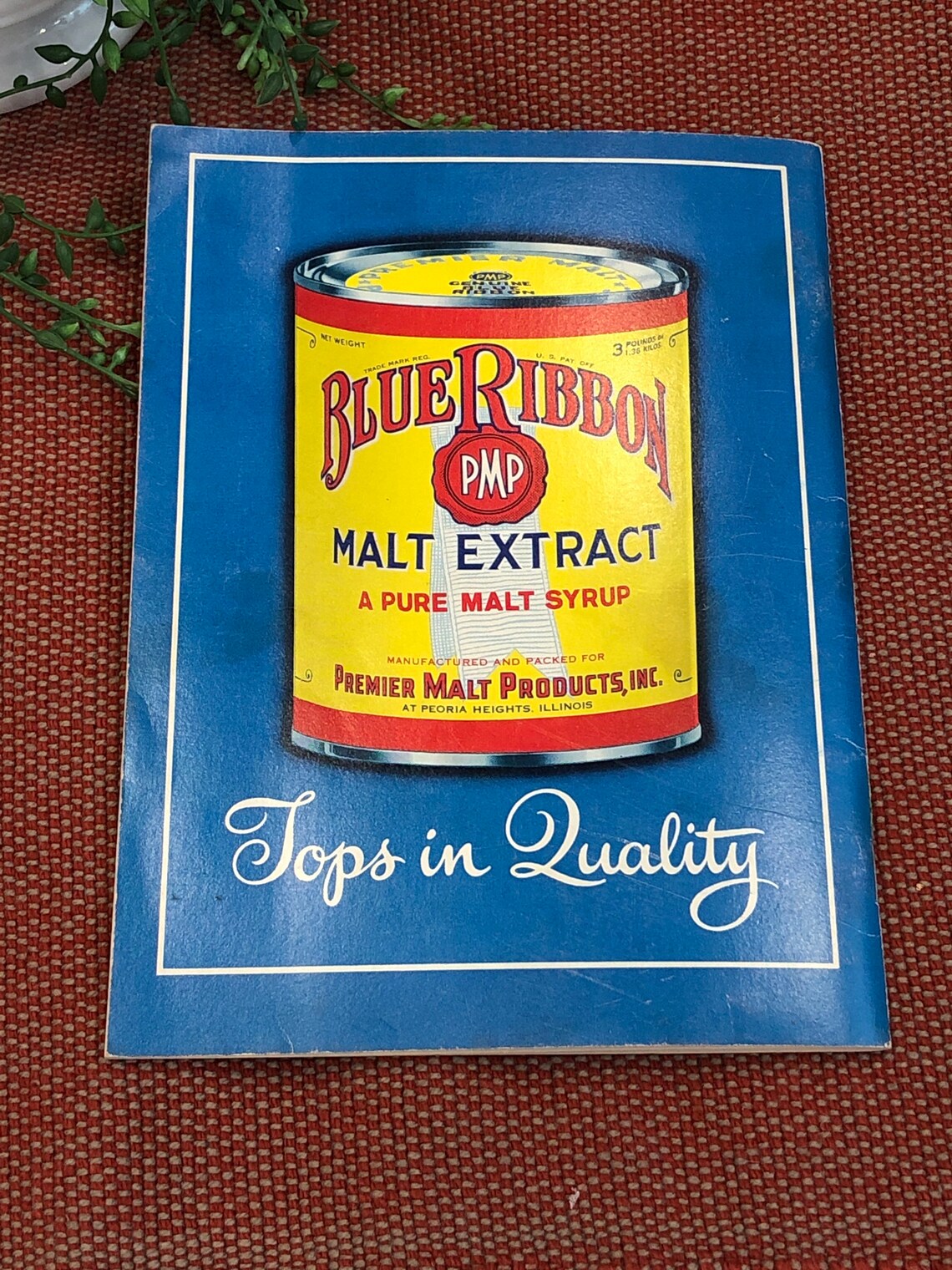 Blue Ribbon Malt Extract Cookbook Etsy