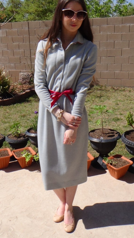 80s || vintage || Leslie Fay || Secretary Dress