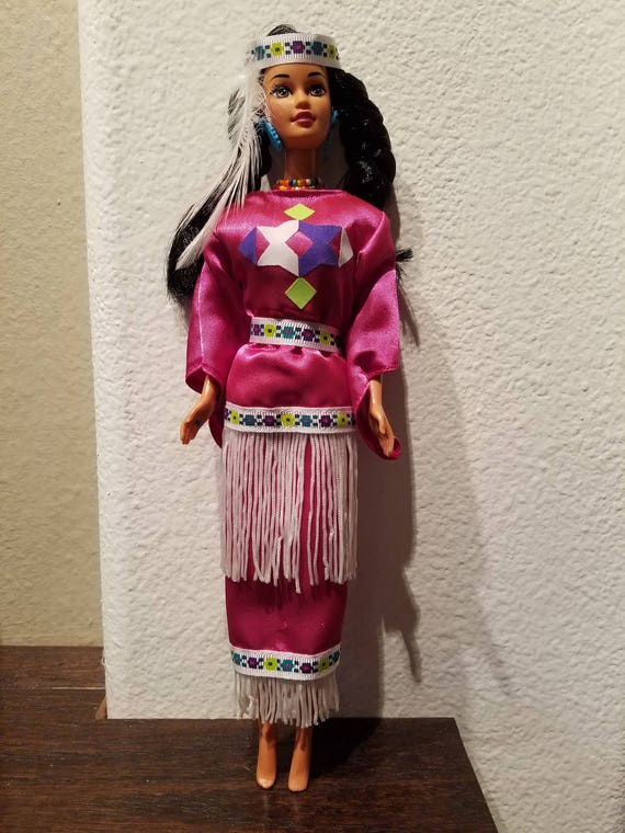 native american barbie doll