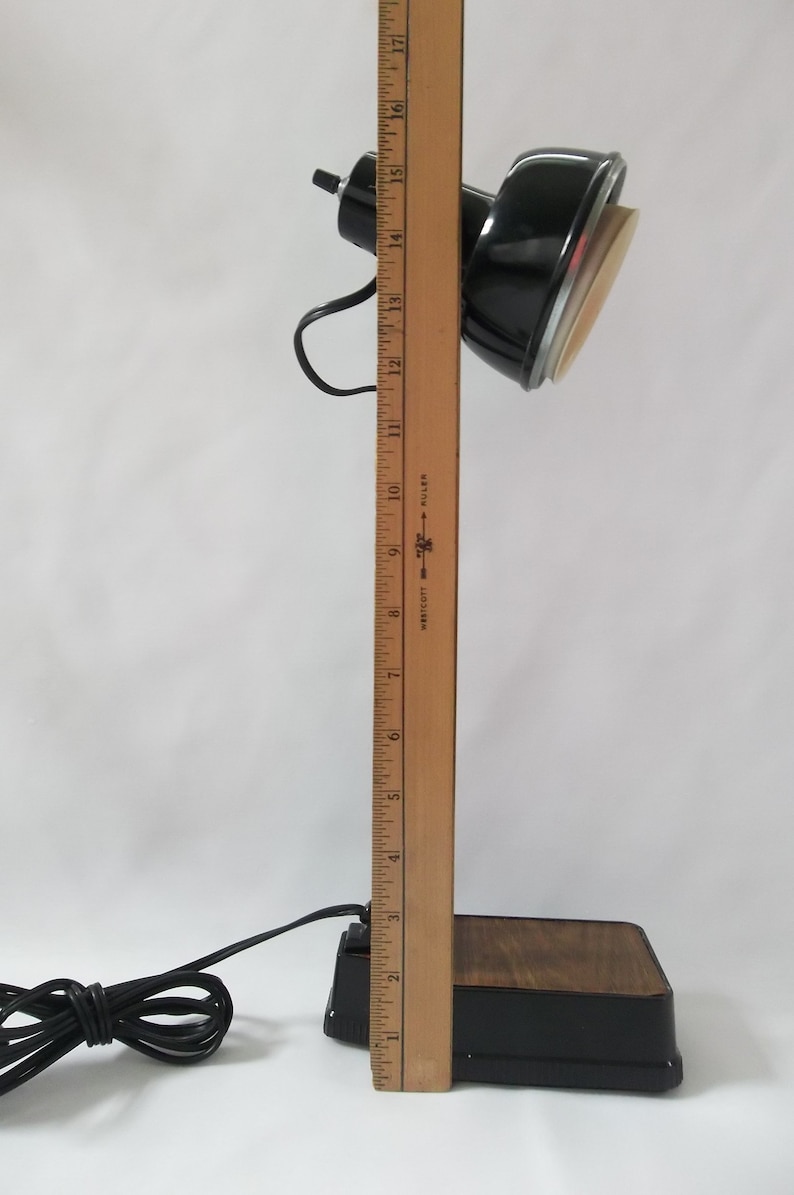 Working Mid Century Table Lamp Stamford Electrix Retro Desk Lamp T 912 Office Lamp Model No 15 12 Inches Tall