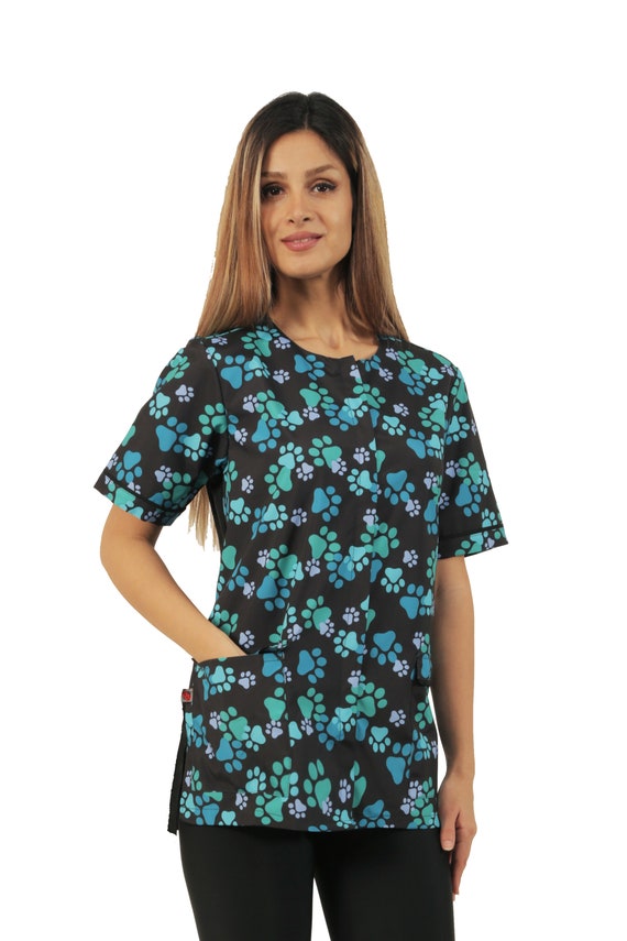 714 Ladybird Line Covered Zipper Solid Back Waterproof Paw Print