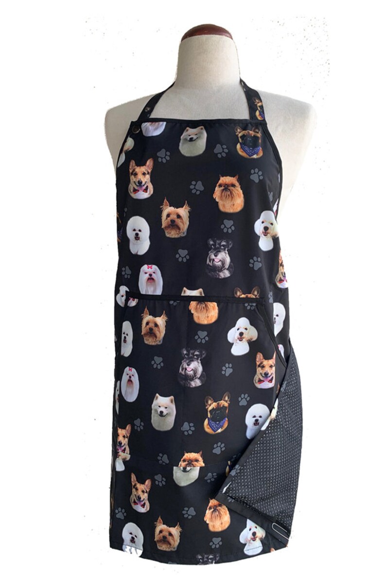 Ladybird Line 704 Pink Dog Design Waterproof Grooming Vest