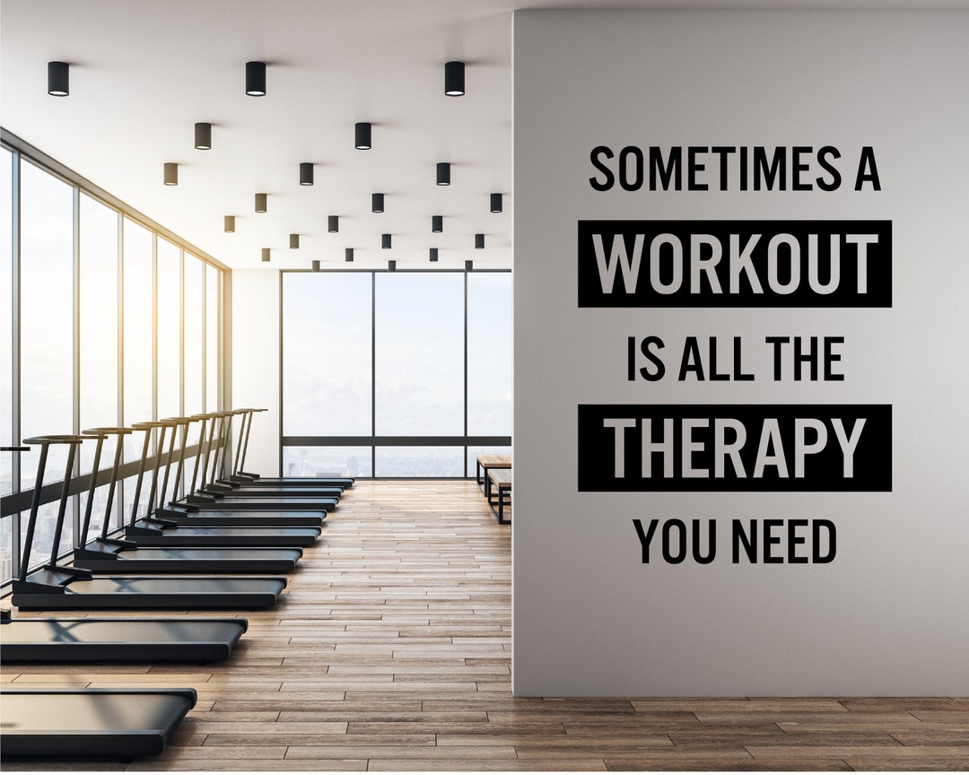 Gym Wall Decal, Home Gym Decor, Gym Decor, Gym Decal, Home Gym, Gym