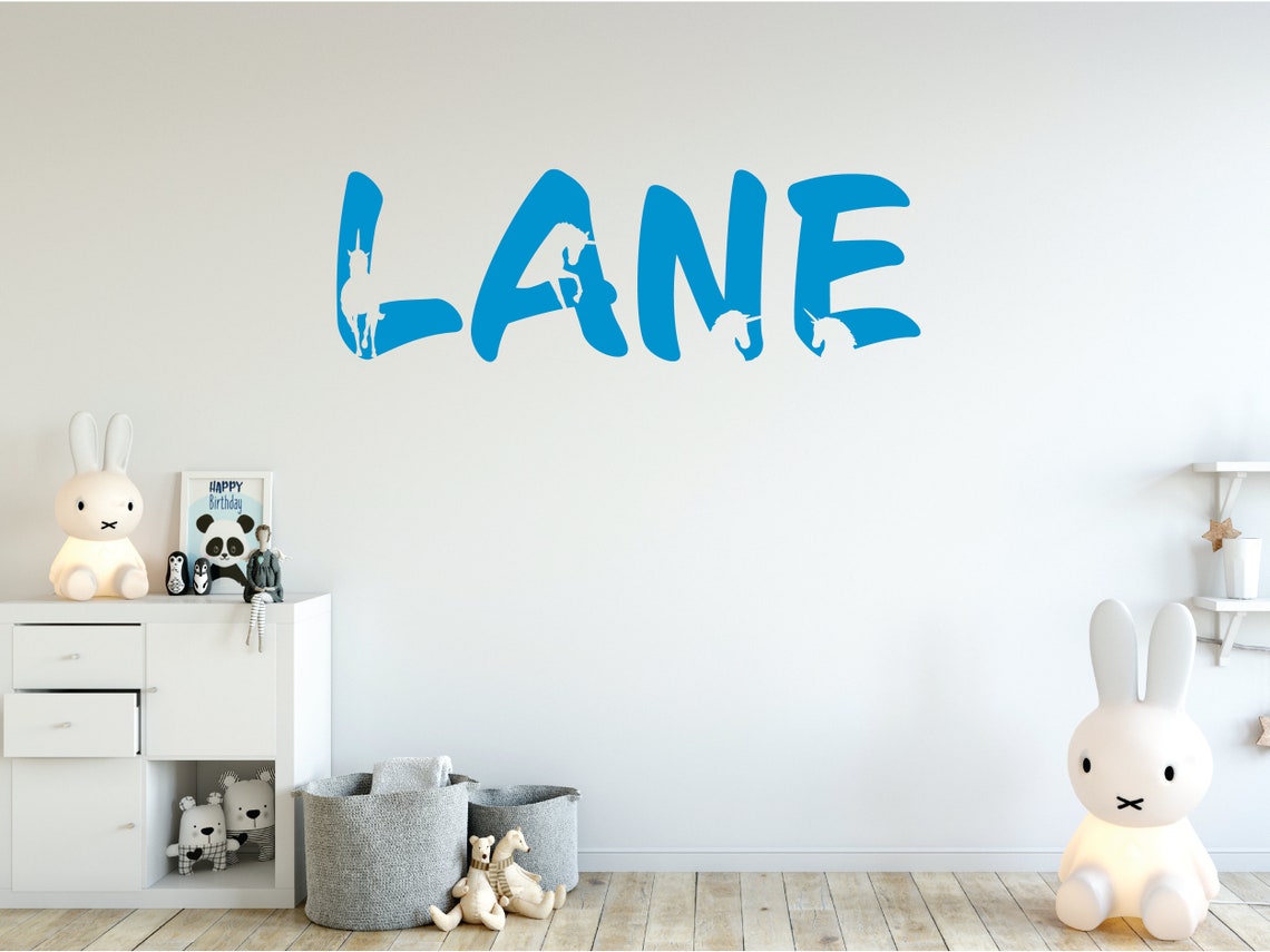 Unicorn sticker personalized - Polska