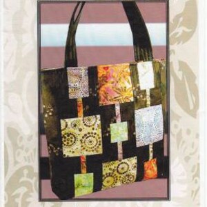 Half Moon Bay by A Quilter's Dream - Tote Pattern - 15in H x 14w x 3d