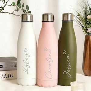 Personalized Insulated Water Bottle,Insulated Stainless Steel Bottle,Bachelorette Party Gift,Travel Tumbler,Mother's Day Gift  2603