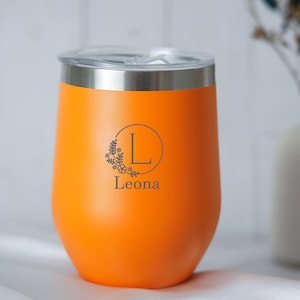 Mugs personnalisés, tasse à café isotherme, cadeau gobelets, cadeau à monogramme, tasse de voyage, cadeau personnalisé pour elle, tasse de fleurs pour maman 25062201