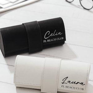 Étui à lunettes de soleil, étui à lunettes en cuir, cadeaux d'enterrement de vie de jeune fille, cadeau homme, cadeau d'anniversaire, cadeaux pour maman, boîte en cuir de lunettes de soleil 25011801