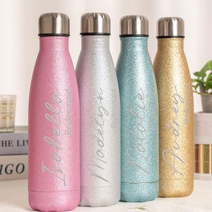 Engraved Water Bottle 500ml Bridesmaid Tumblers Personalized Bridal Party Gifts Stainless Steel Bottle Bridesmaid Proposal 25081502