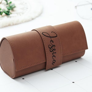 Étui à lunettes de soleil, porte-lunettes personnalisé, boîte en cuir pour lunettes, étui à lunettes, cadeaux de garçons d'honneur en cuir, cadeau pour maman 24120301