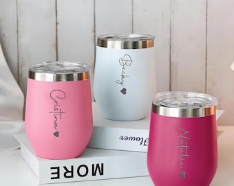 Custom Tumbler, Custom Travel Mug,Bridesmaid Tumbler, Insulated Engraved Cup, Coffee Mug, Gift for Him or Her 2602