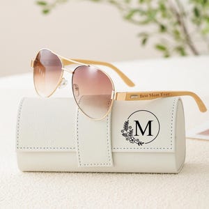 Custom Glasses Case, Gift for Mom, Leather Sunglasses Case, Personalized Gift, Bachelor Party Gifts, Gift for Men, Gift Set 25061101