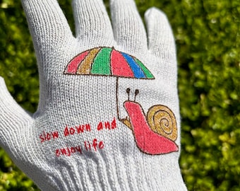 New Pink snail Garden gloves/gardening gloves/gardening tools