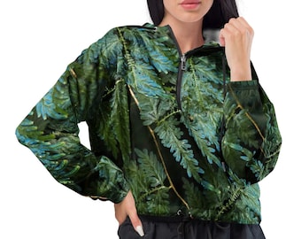 Spikemoss Women’s Cropped Windbreaker