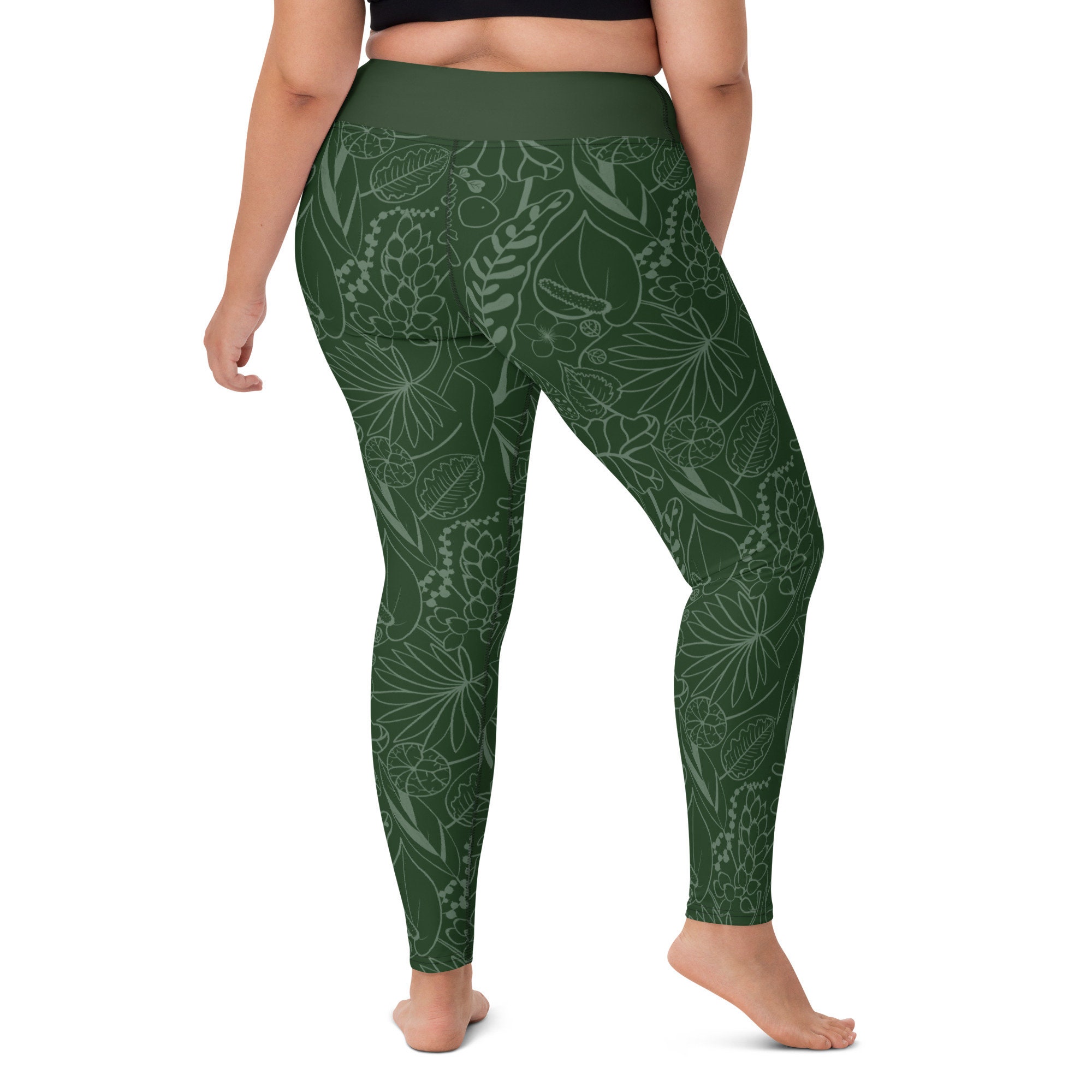 shop for discounts Bosque Seamless Leggings - Green Yoga Green