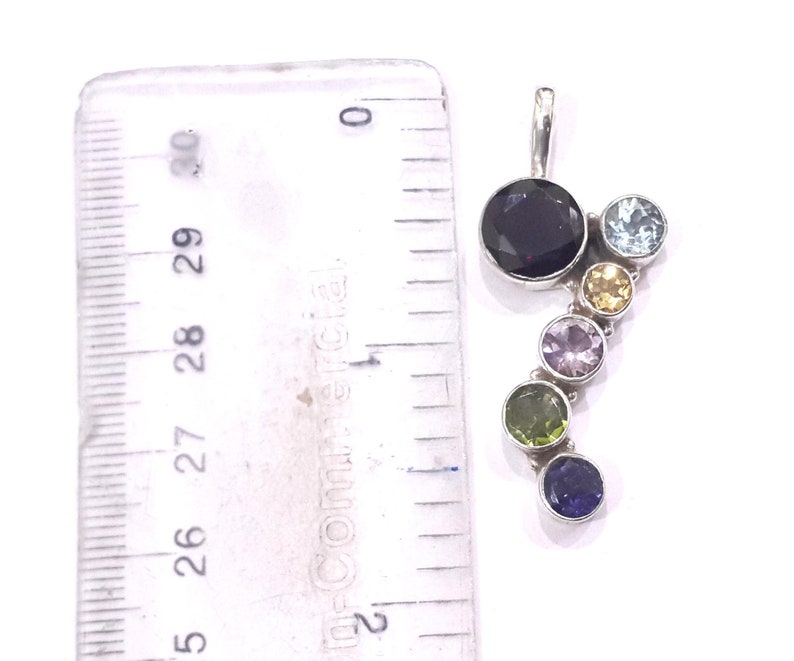Amethyst Natural Gemstone Beautiful Pendant 925 Sterling Silver Handmade Party Wear Jewelry For Women /& Girls Amazing Pendant Garnet