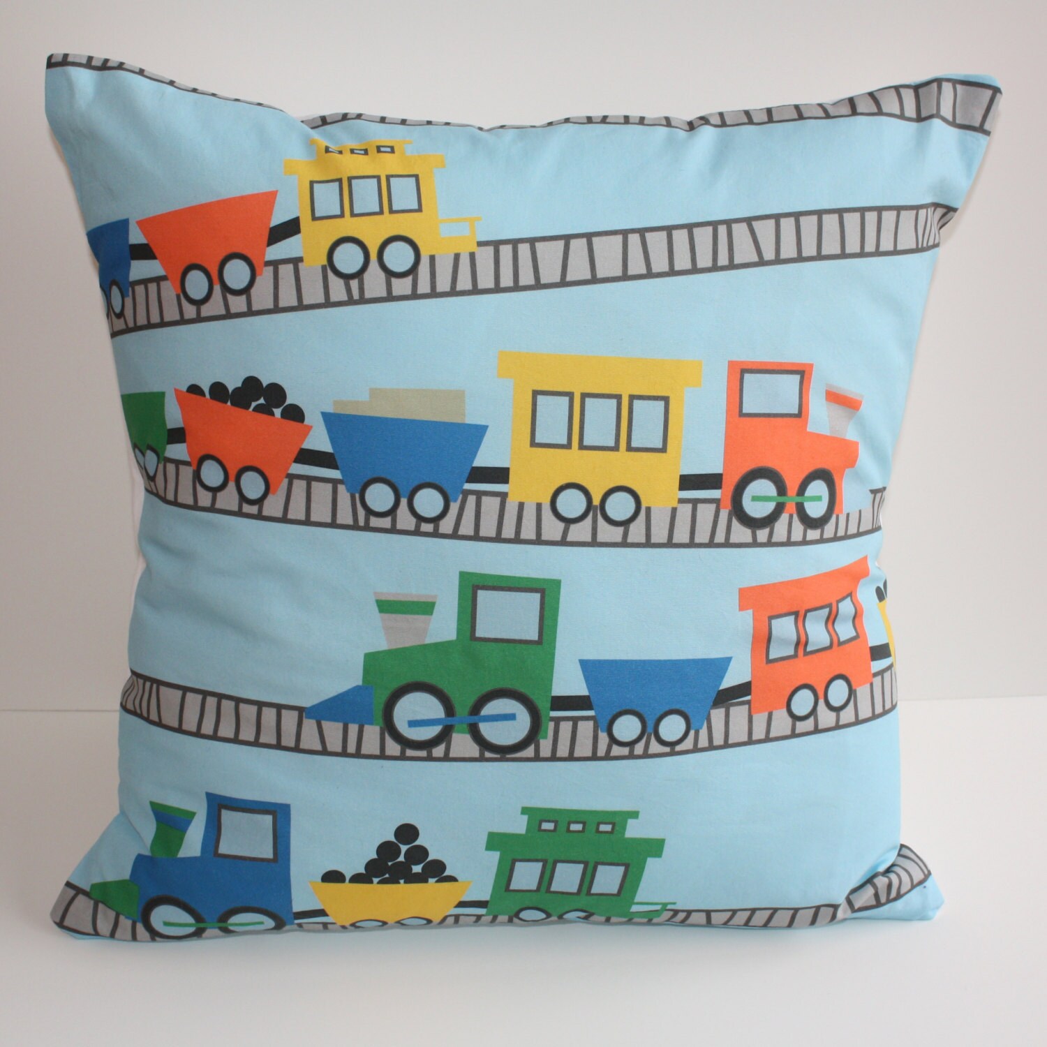 Train Pillow Cover nursery decoration train pillow Etsy