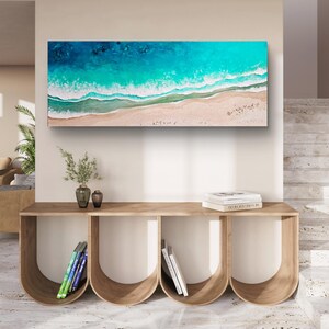 Resin Ocean - Resin Artworks - Resin Aerial Art - Ocean - Sea - Painting - Art - Seascape - Aerial Ocean - Beach - Coastal Hangings