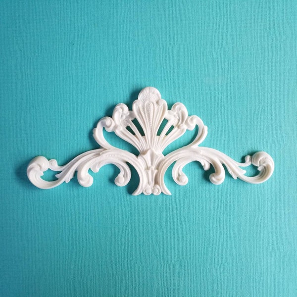 Furniture Applique - Furniture Onlays - Carving - Resin Applique - French Ornament - Shabby Chic Appliques - Furniture Restoration