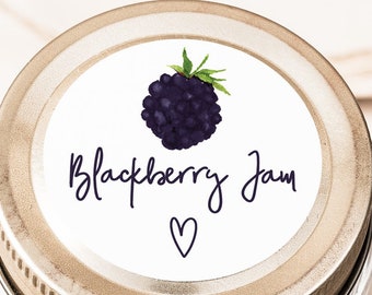 2 Inch Round Blackberry Jam_Ready to Ship