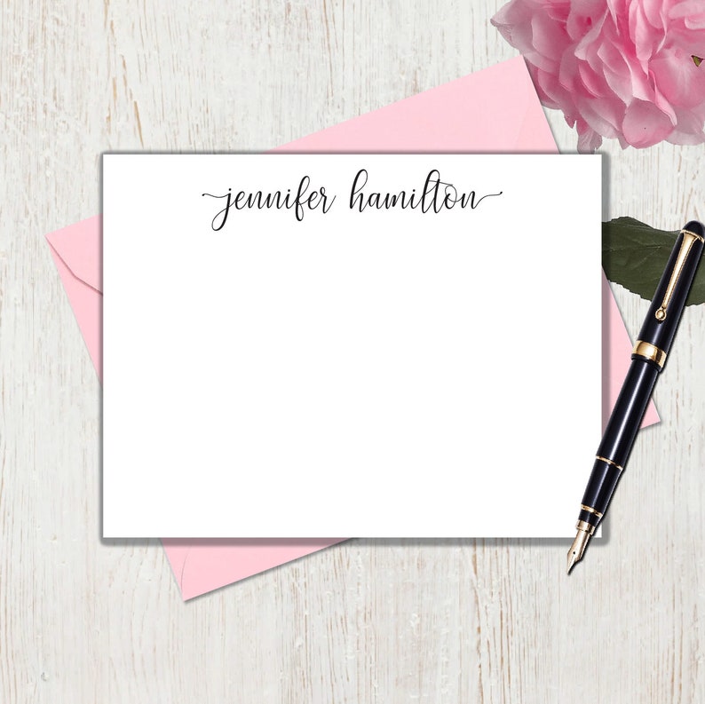 Personalized Stationery Personalized Thank You Cards Etsy