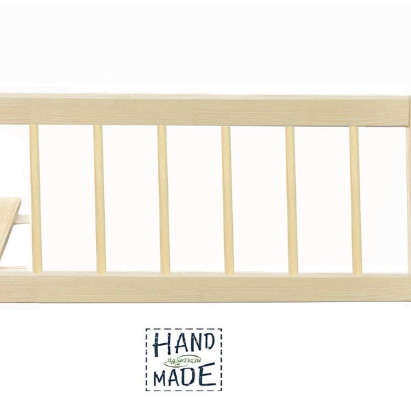 Barrière de sécurité en bois pour lit de bébé. Barrières de lit pour tout-petit. Taille, hauteur, longueur, Rausfallschutz kinderbett