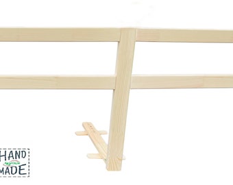 Wooden Baby Bed Safety Guard Rail. Handmade.Bed Rails Toddler.Eco-product. Individual size, height,length,corner design.Rausfallschutz .