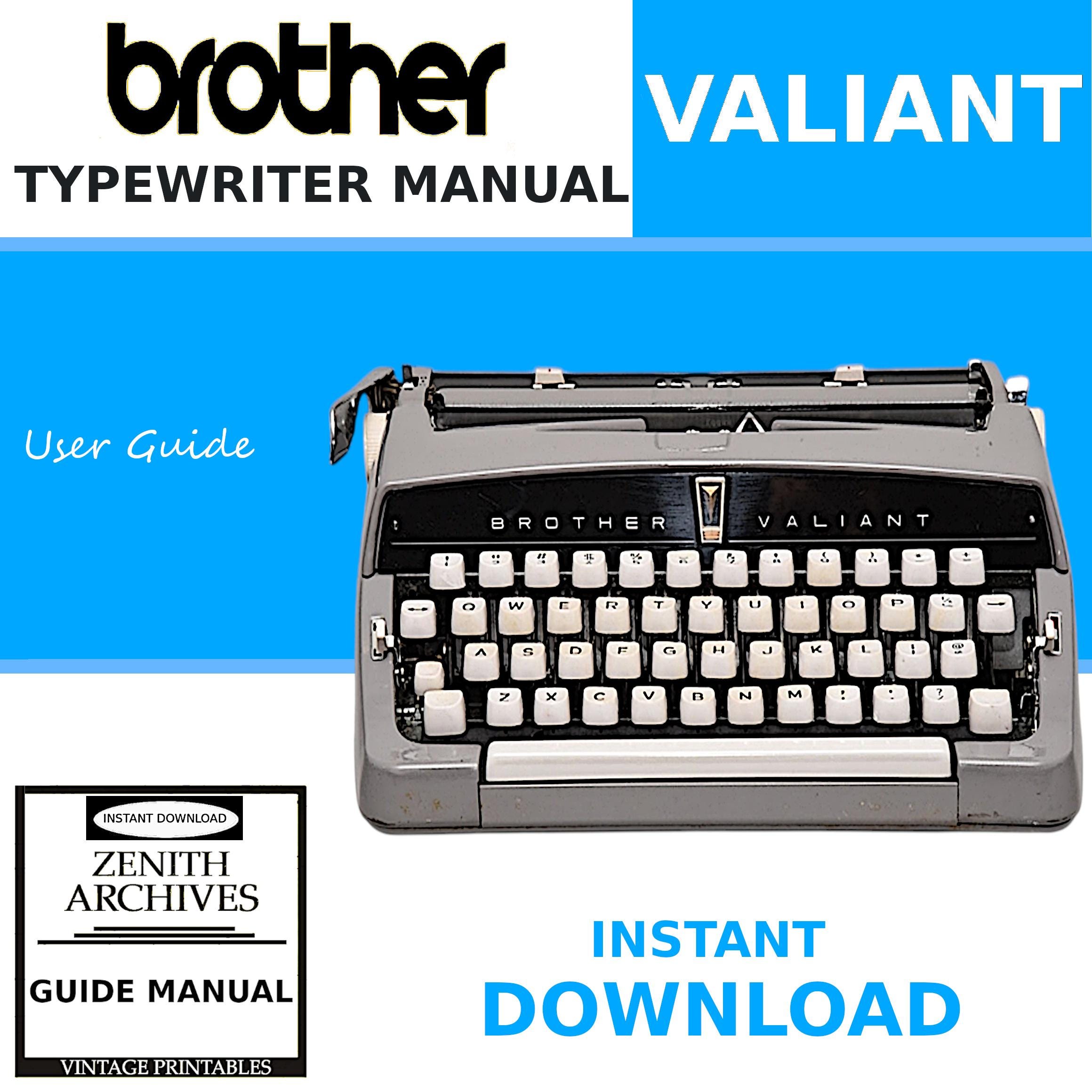 Brother Valiant Typewriter - Etsy