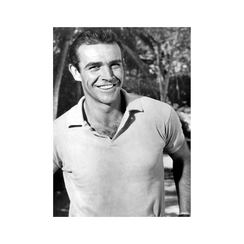 Sean Connery photo vintage 1960s movie star photograph in | Etsy