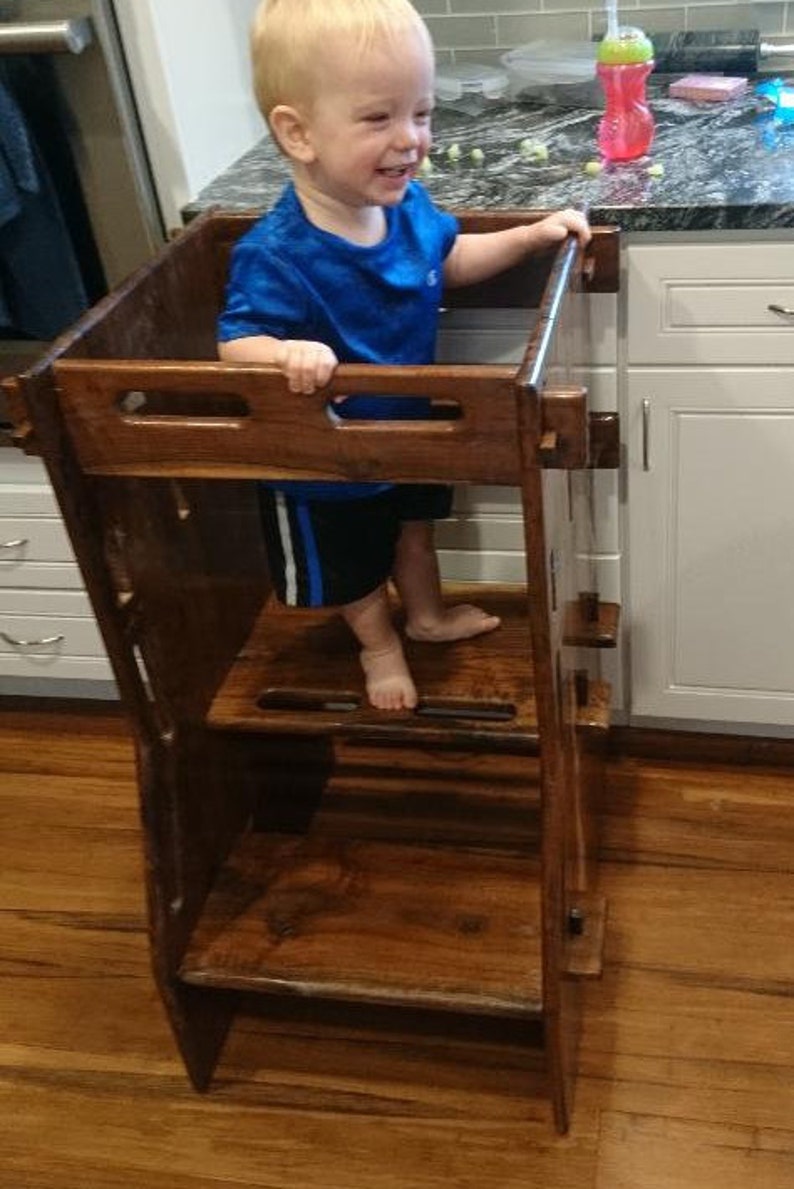 Toddler Kitchen Helper Stool. | Etsy