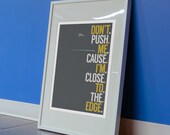 Rap Quote Art Print- Grandmaster Flash- 11 x 14